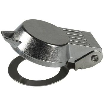 Abdeckung für  19mm Schlüsselschalter aus Metall und Federdeckel Klappdeckel